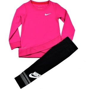 Nike Toddler Girl DRI FIT 2 Piece Set Pink